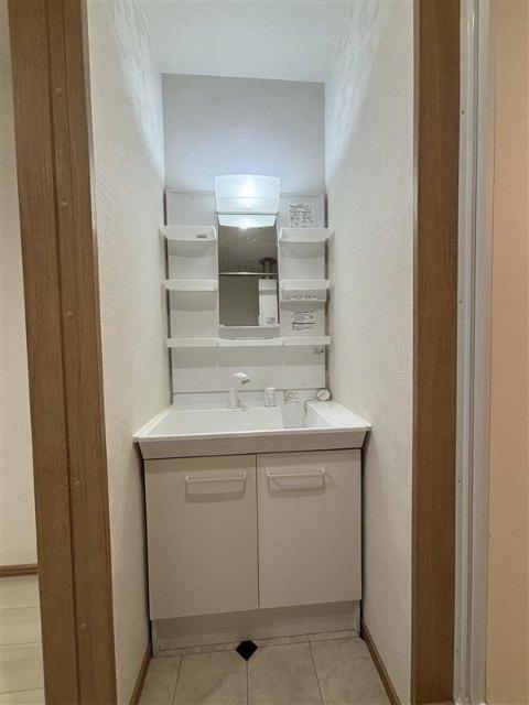 北広島市広葉町アパート 洗面
