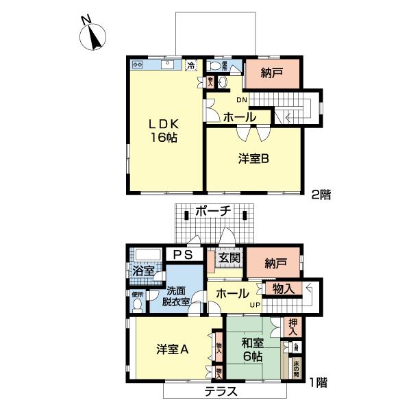 藤野5条7丁目中古戸建 間取り図画像