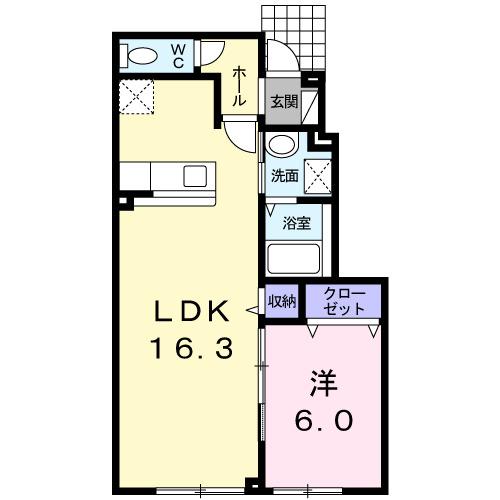 モデルノ　ポテーレⅦ（103） 間取り図画像