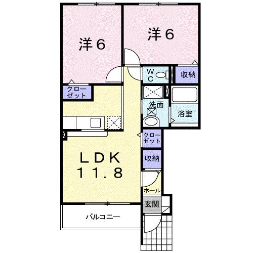 ベルアンジュ（103） 間取り図画像