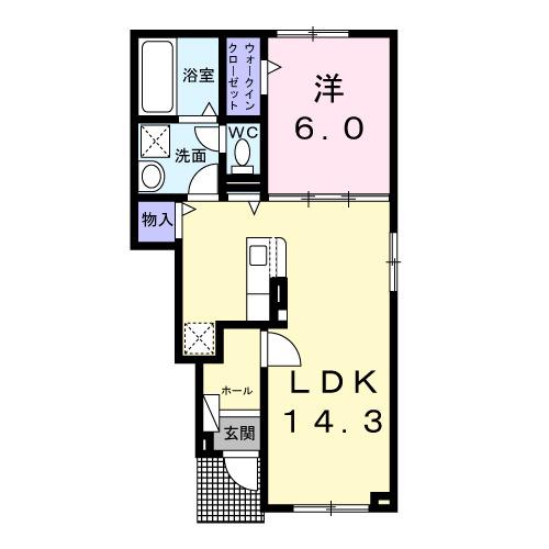 ヴィラ　グリーン（103） 間取り図画像
