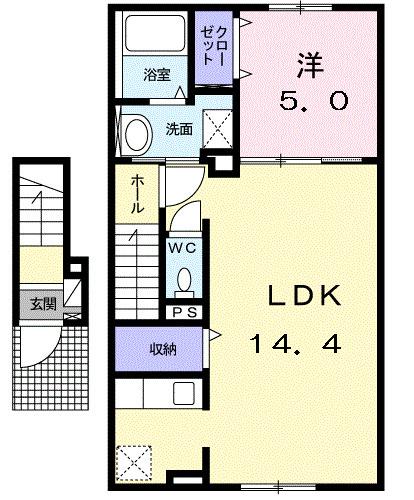 スパライ銀世Ⅵ（202） 間取り図画像
