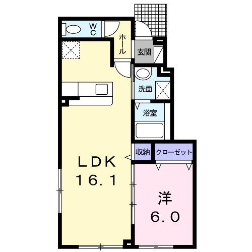 ウーノディエーチ（103） 間取り図画像