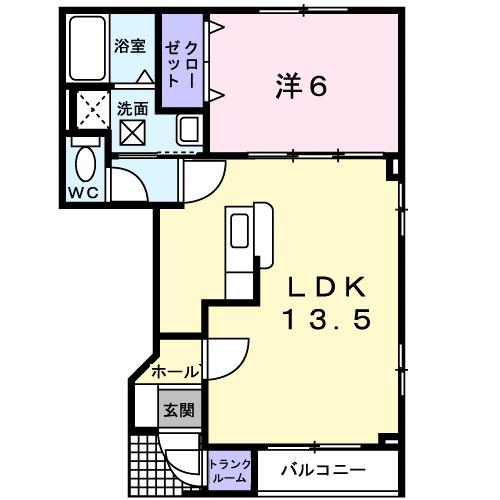 グランツ榎本（102） 間取り図画像