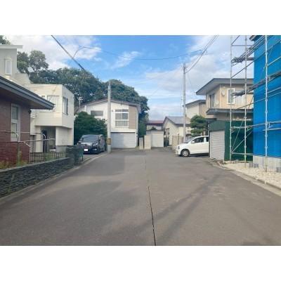 函館市東山1丁目　古家付売土地 土地画像