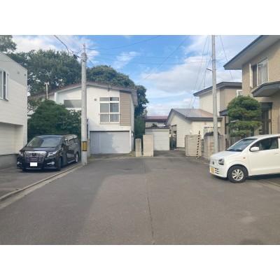 函館市東山1丁目　古家付売土地 土地画像