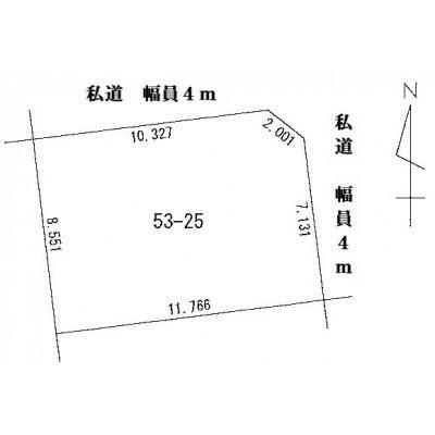 堀川町31番街区　売土地 区画図