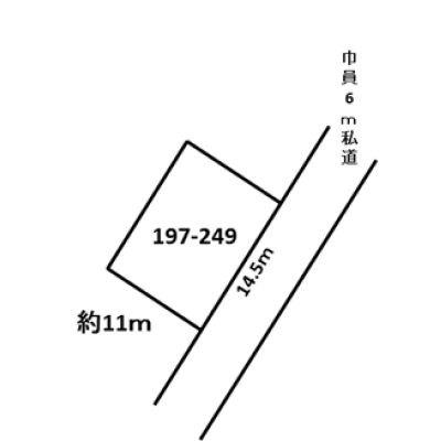 東山町売土地 区画図