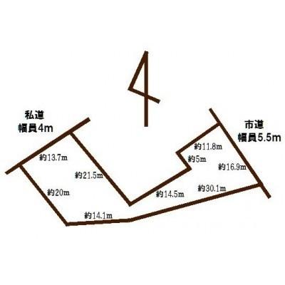 港町2丁目12番街区　売土地 区画図