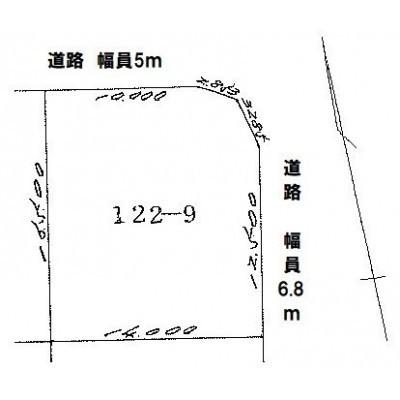 温泉郷松風園　七飯町字大沼売土地 区画図