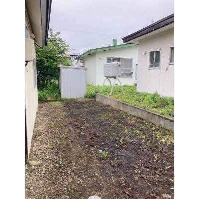 函館市桔梗5丁目　中古住宅 庭