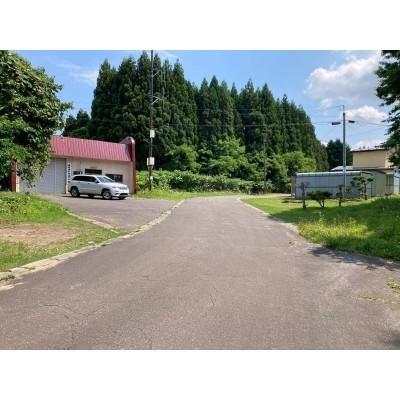 森町字石倉町　中古住宅 前面道路含む現地写真