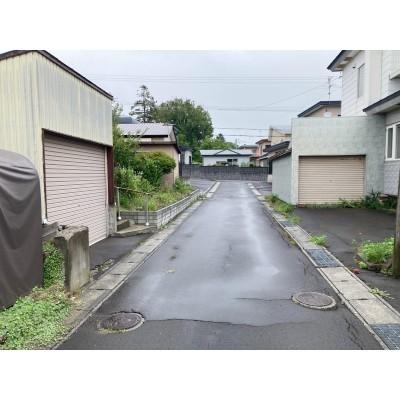 函館市赤川1丁目　古家付売土地 土地画像
