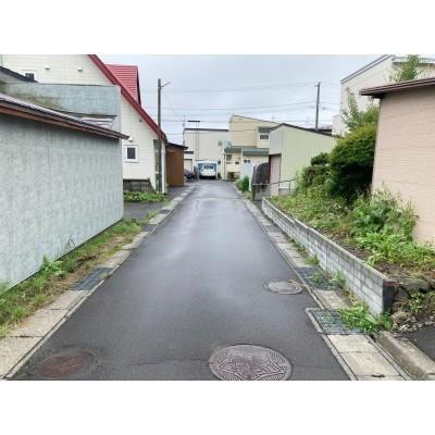 函館市赤川1丁目　古家付売土地 土地画像