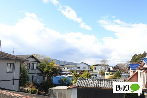 甲賀市水口町東林口アパート 眺望