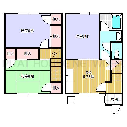  間取り図写真