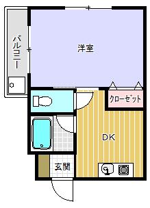 ａｘメゾン（303） 間取り図画像