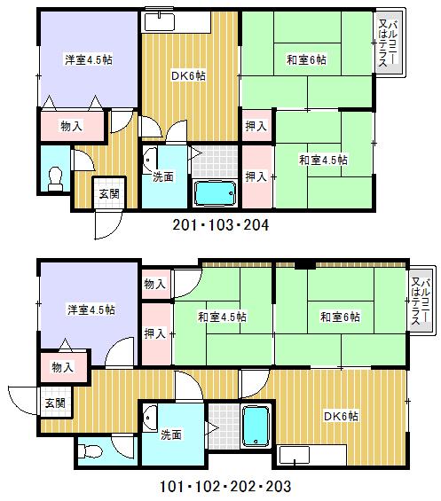  間取り図写真