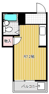 コーポサンオクダ（201） 間取り図画像