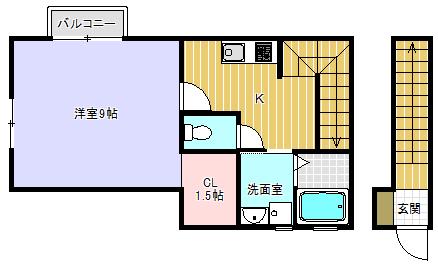 メゾンソラール（202） 間取り図画像