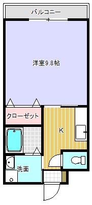 メゾン小西名坂1番館（206） 間取り図画像
