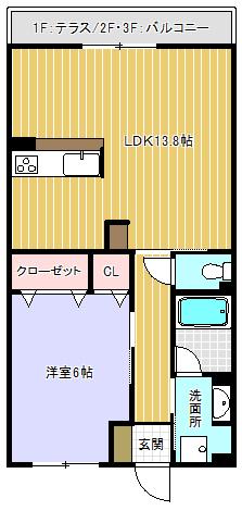 フォレコリーヌ（205） 間取り図画像