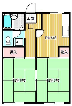 藤井ハイツ（201） 間取り図画像