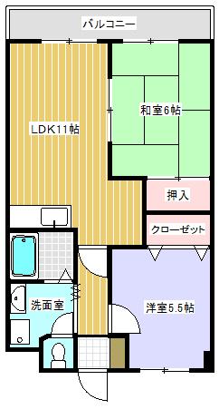 湖南市石部中央マンション 間取り図画像