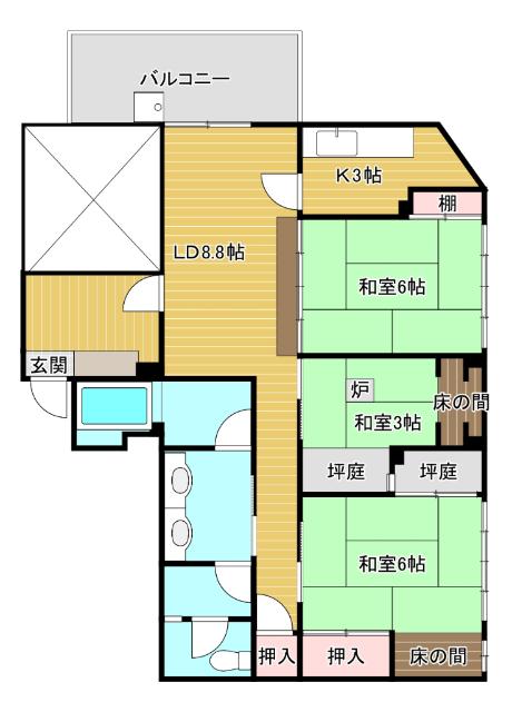  間取り図写真