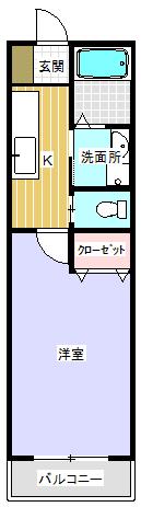 コートリヴィエール（207） 間取り図画像