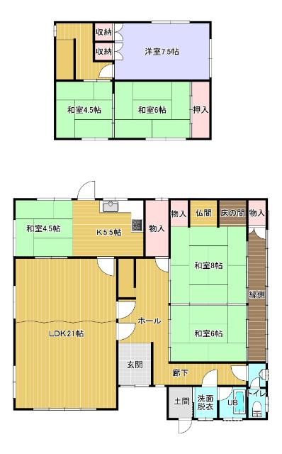  間取り図写真