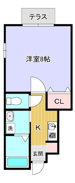 アクアハイツ（102） 間取り図画像