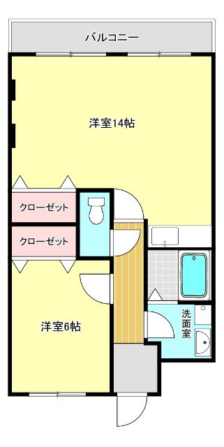 甲賀市水口町虫生野マンション 間取り図画像
