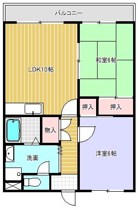 サンヒルタニウ（105） 間取り図画像