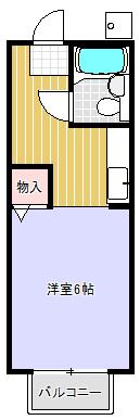 ハイスクエア湖南（203） 間取り図画像