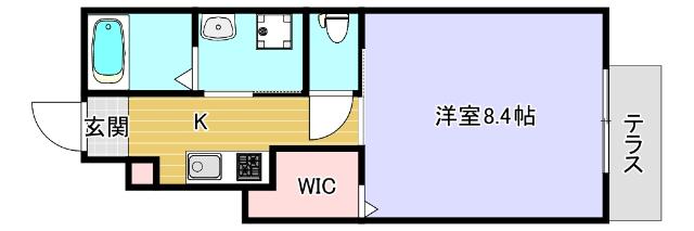 Bellissimo　A（103） 間取り図画像