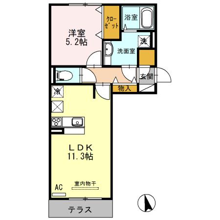 コモレビ ガーデン（103） 間取り図画像
