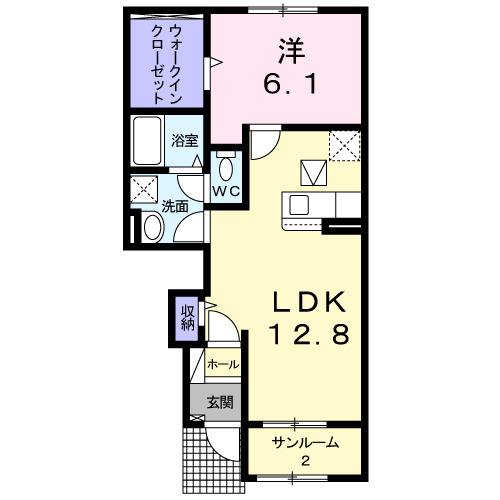 アルナージュ（102） 間取り図画像