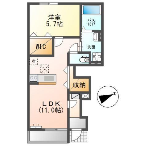 オリーブ高塚 間取り図画像