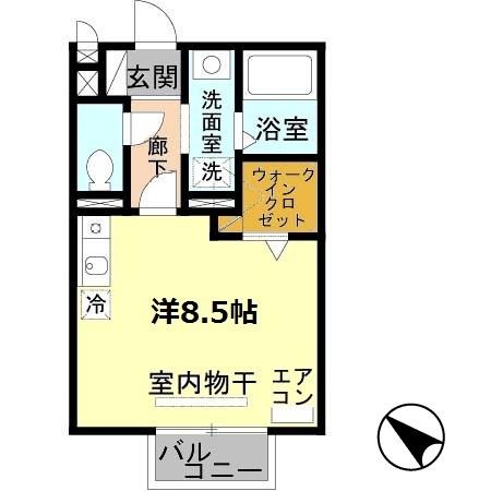 ATAGO (ｱﾀｺﾞ)（202） 間取り図画像