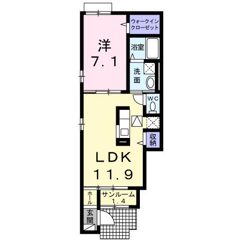 雅楽（101） 間取り図画像