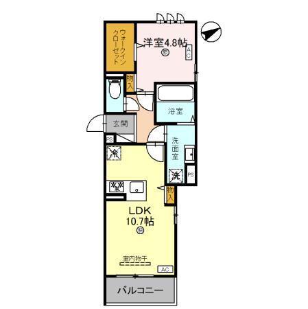 La・Felice（ラ・フェリーチェ）（201） 間取り図画像
