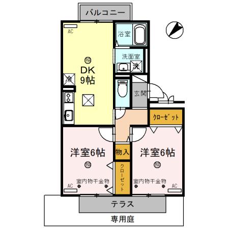 セジュールＬ３(ｴﾙｽﾘｰ)（105） 間取り図画像