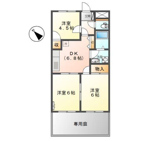 シャルマンハウスⅡ 間取り図画像
