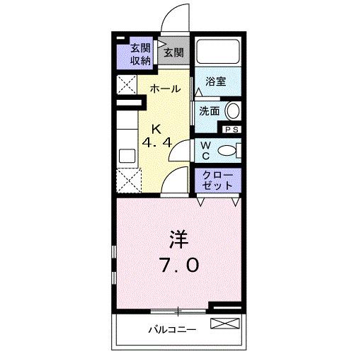 Ｃｈａｒｍｅ金屋（206） 間取り図画像