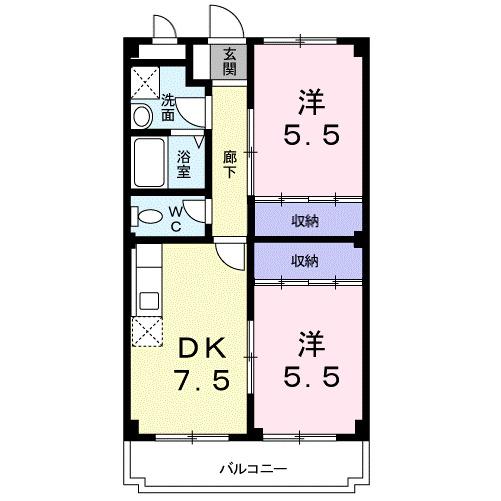 ステイツアルク（104） 間取り図画像