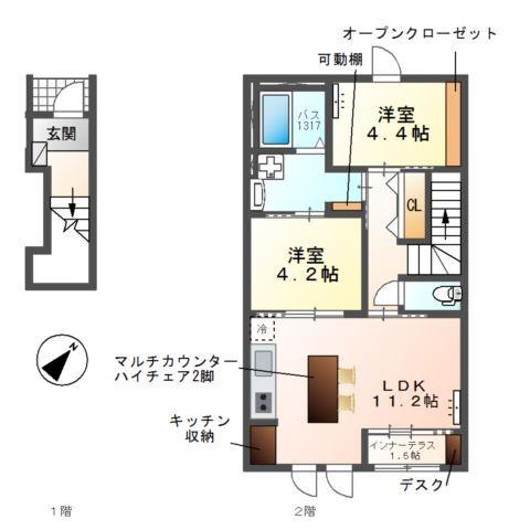  間取り図写真