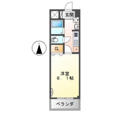 フローリッシュⅡ 間取り図画像