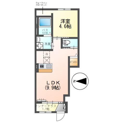 （仮称）甲南町葛木新築アパート 間取り図画像