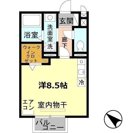 ATAGO (ｱﾀｺﾞ)（201） 間取り図画像